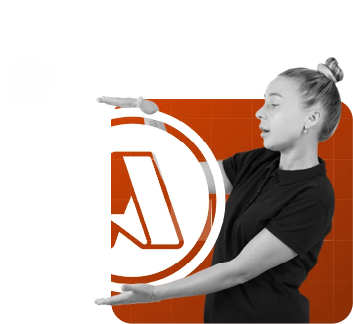 Azure icon logo represented by a girl